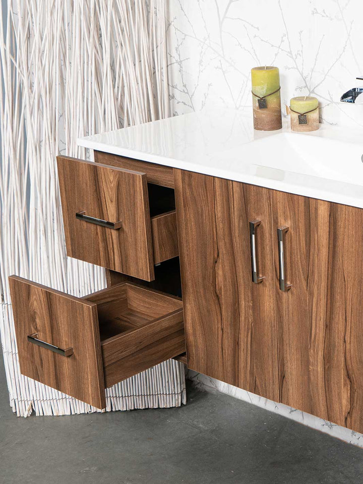 48 inch Narrow Depth Floating Vanity - Style 2048