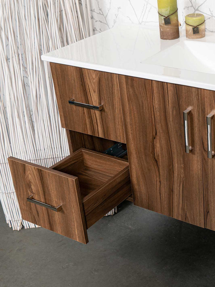 48 inch Narrow Depth Floating Vanity - Style 2048