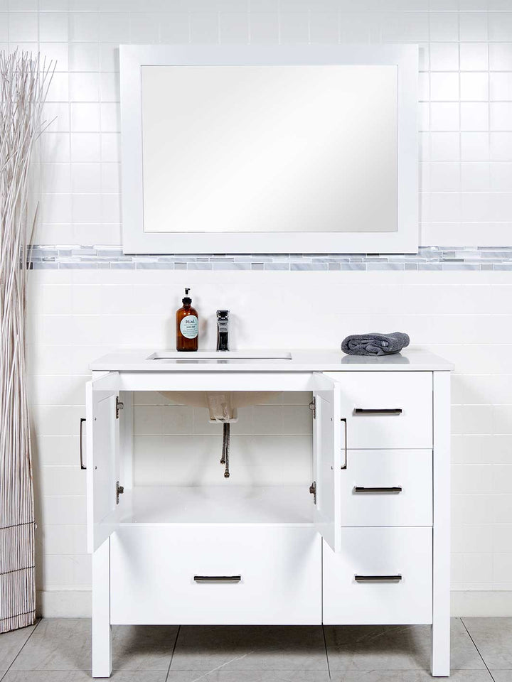 41 inch Vanity with Left Offset Sink - Style 2441