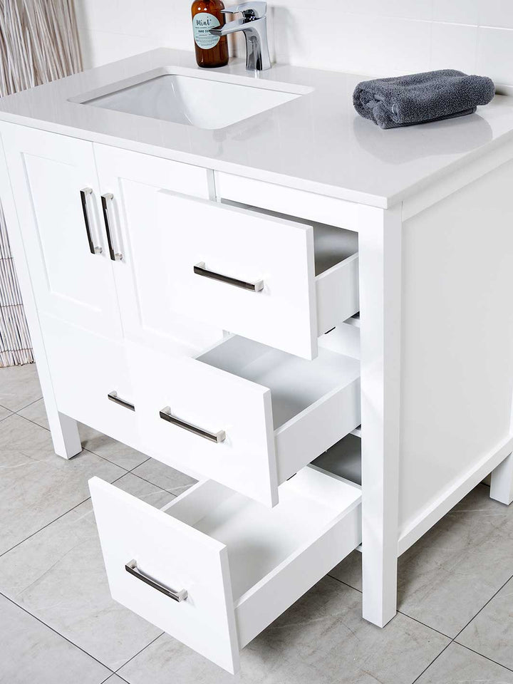 41 inch Vanity with Left Offset Sink - Style 2441