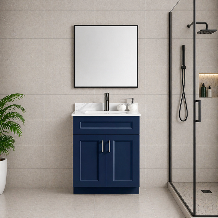 24” Solid Wood Freestanding Bathroom Vanity