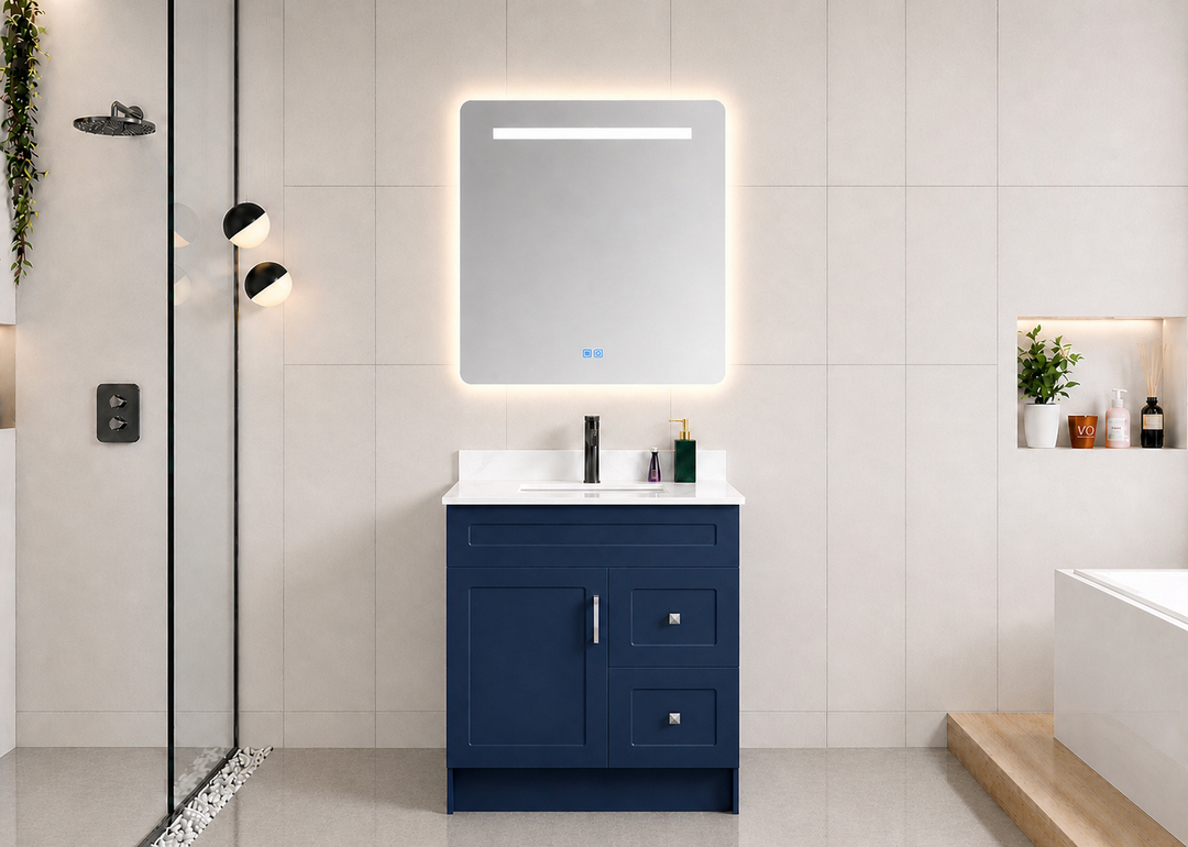 Essential 30” Freestanding Bathroom Vanity Drawers (Right Side) Classic Series