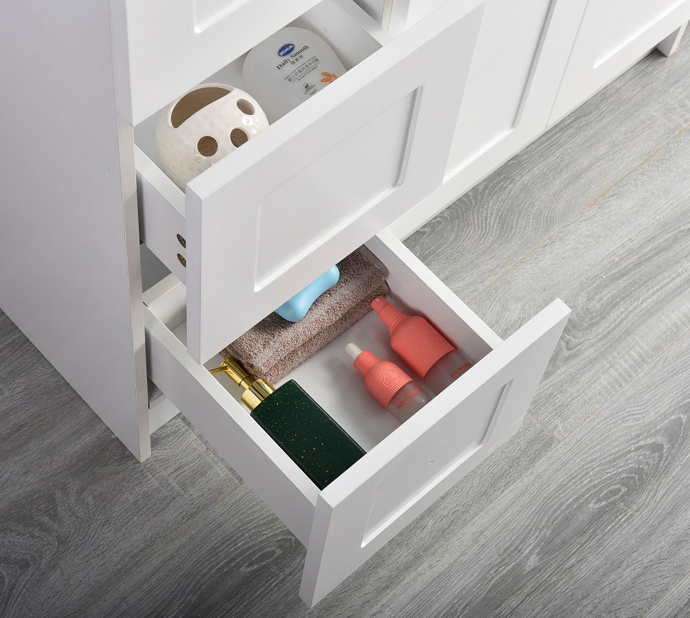 Essential 30” Freestanding Bathroom Vanity Drawers (Left Side) Classic Series
