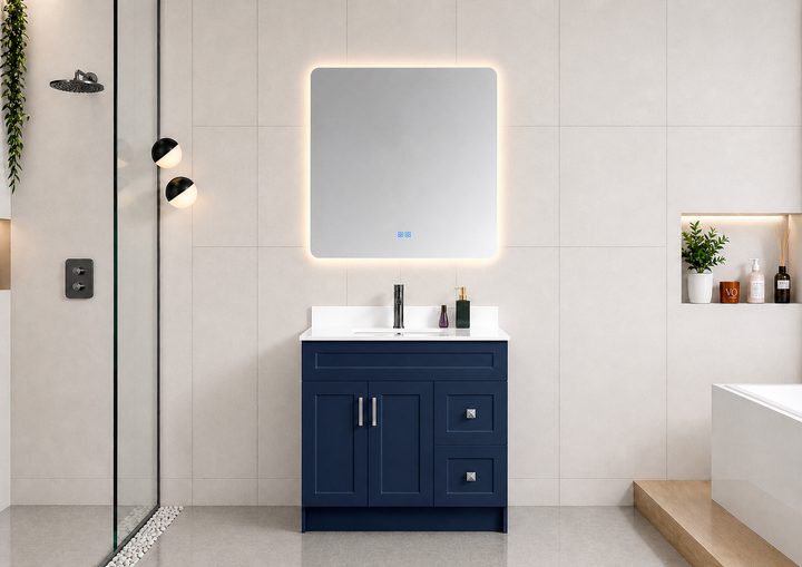 Essential 36” Freestanding Bathroom Vanity Drawers (Right Side) Classic Series