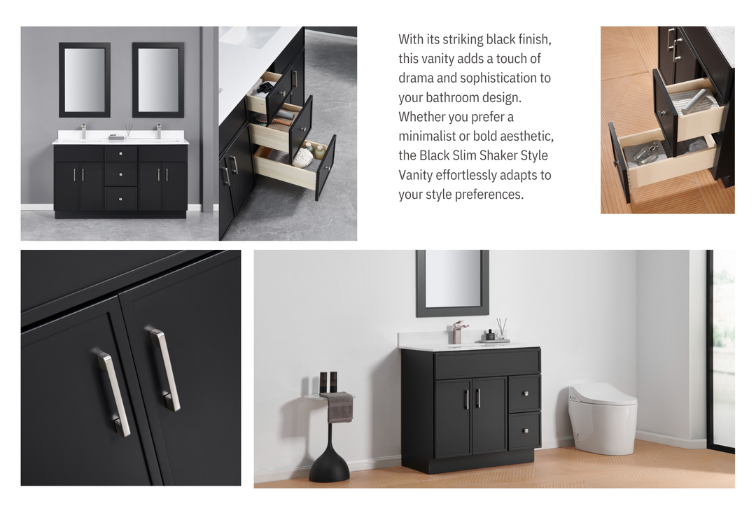 60" Solid Wood Freestanding Double Sink Bathroom Vanity