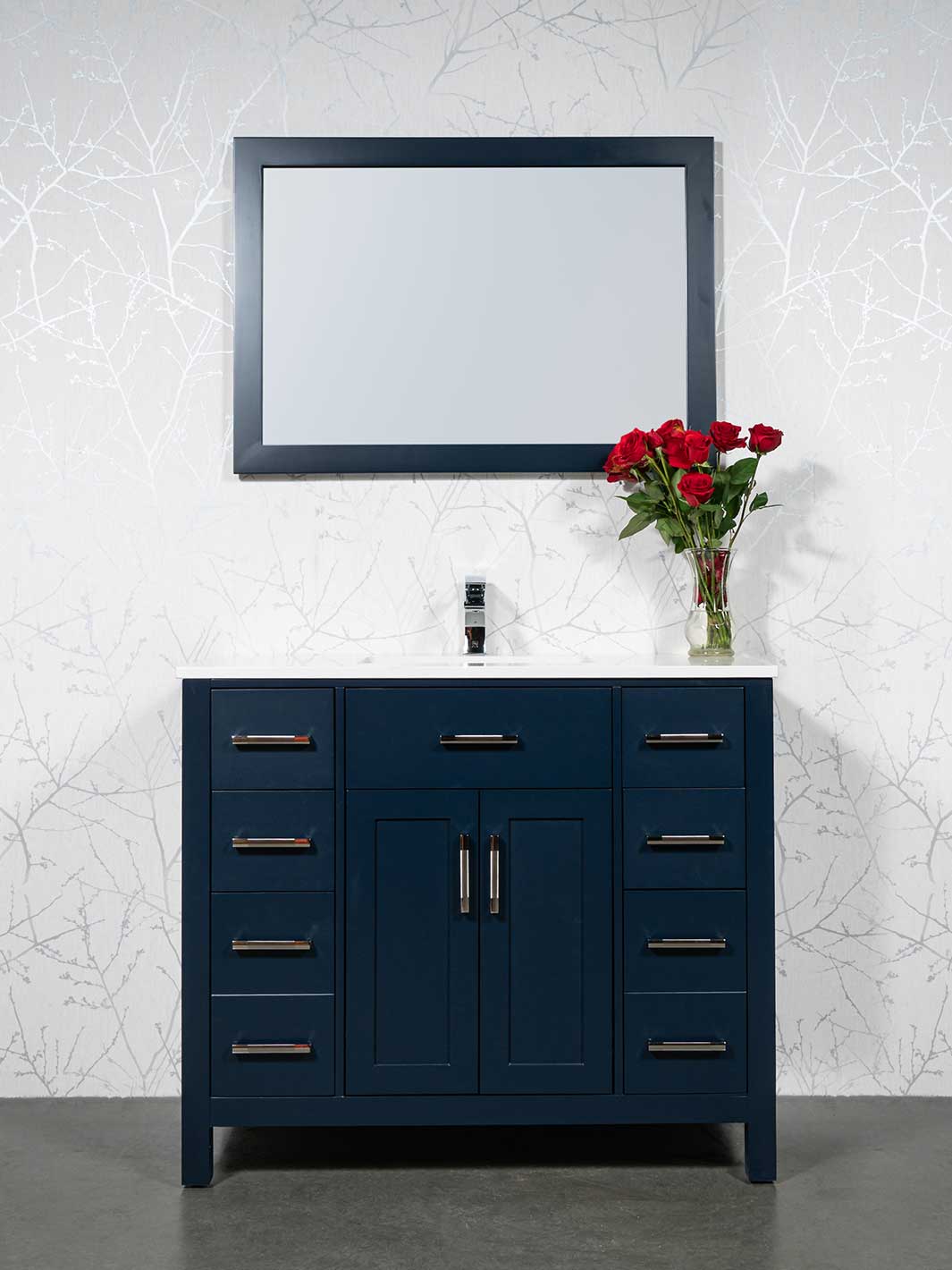 42 inch Vanity with Deep Bottom Drawers - Style 7142