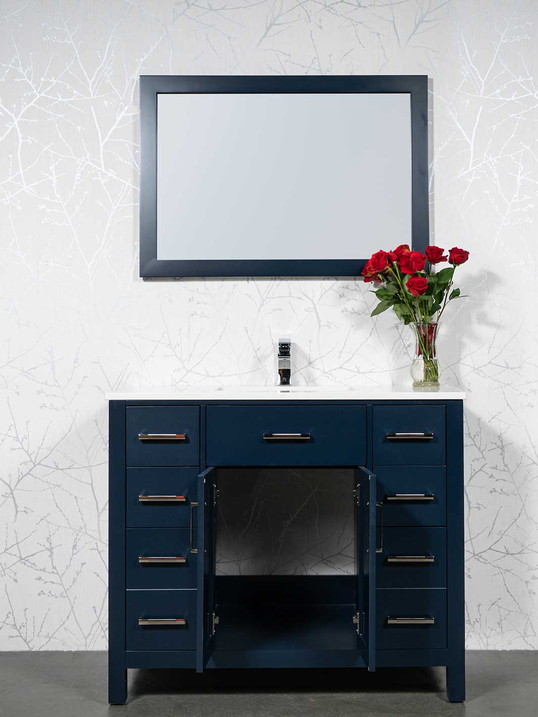 42 inch Vanity with Deep Bottom Drawers - Style 7142