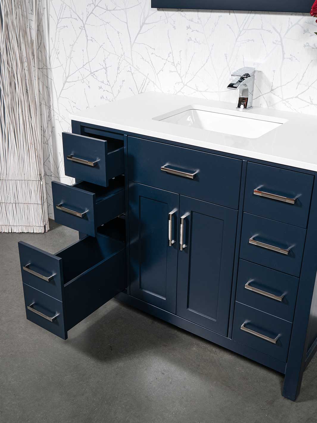 42 inch Vanity with Deep Bottom Drawers - Style 7142