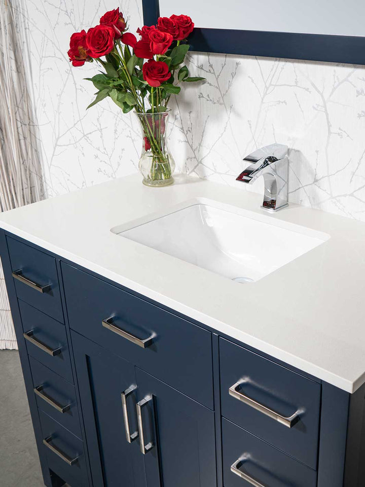 42 inch Vanity with Deep Bottom Drawers - Style 7142