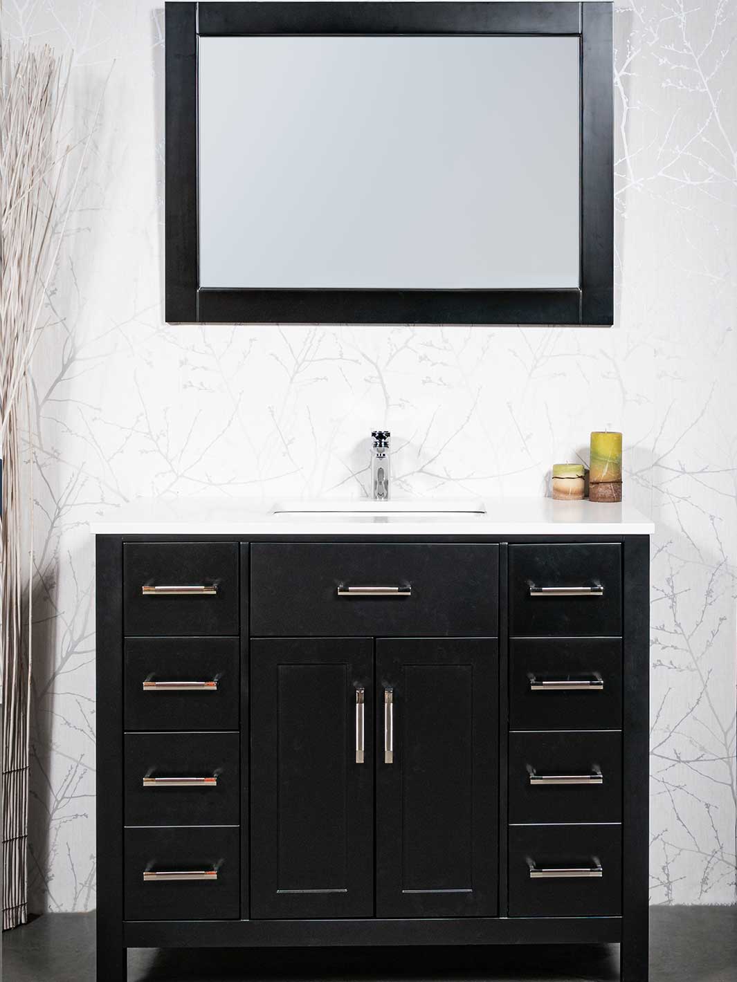 42 inch Vanity with Deep Bottom Drawers - Style 7142