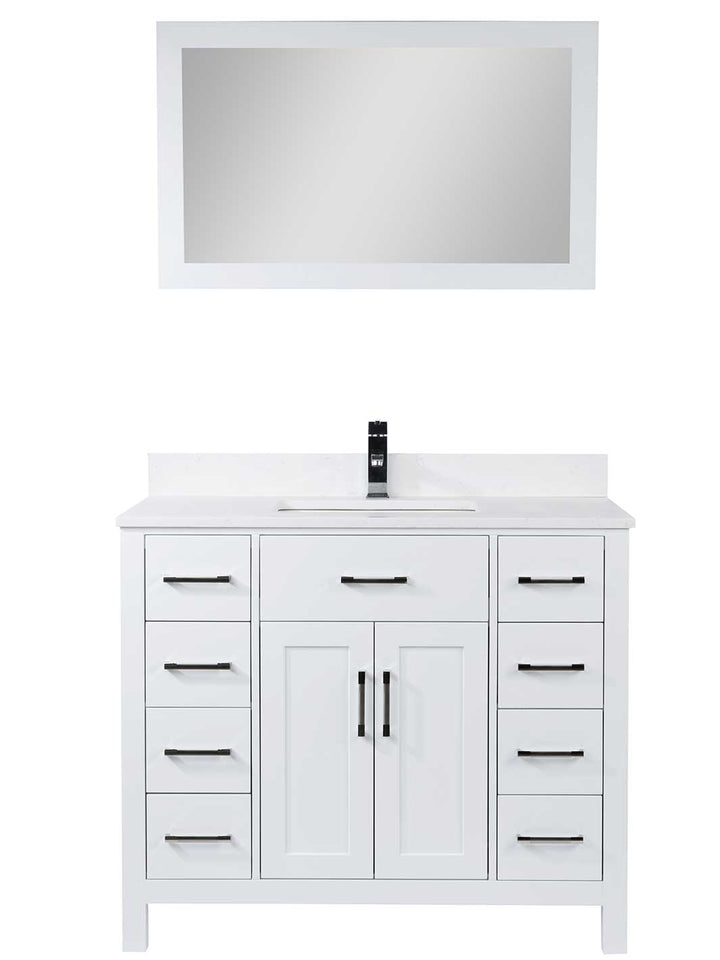 42 inch Vanity with Deep Bottom Drawers - Style 7142