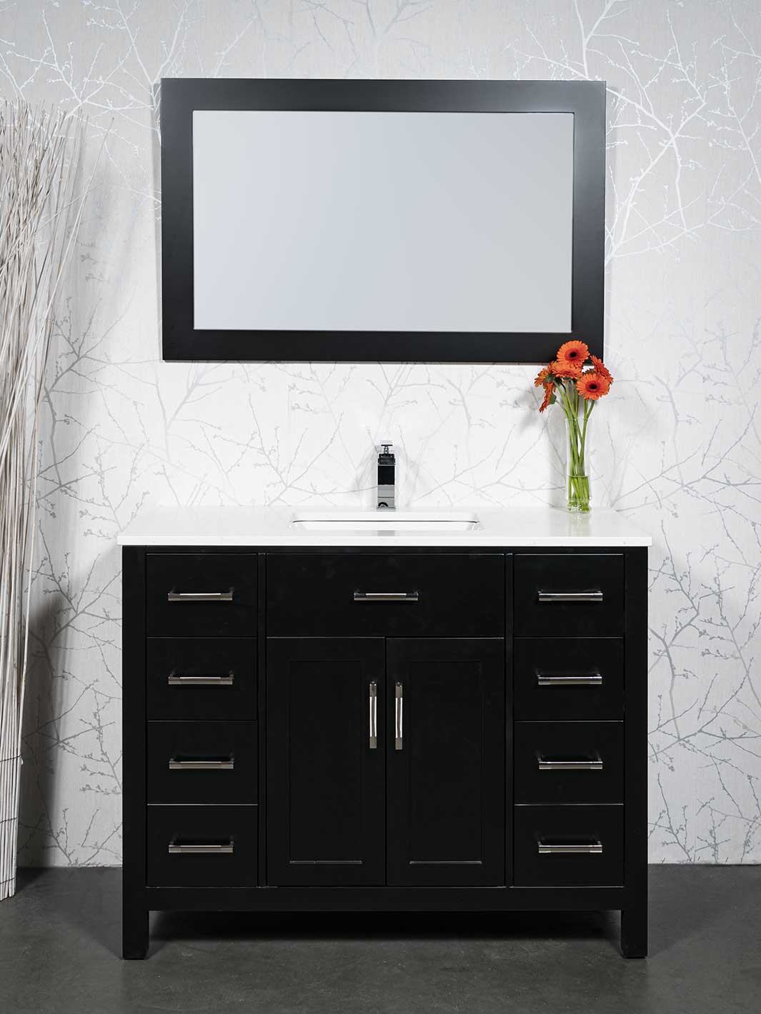 45 inch Vanity with Deep Bottom Drawers - Style 7145