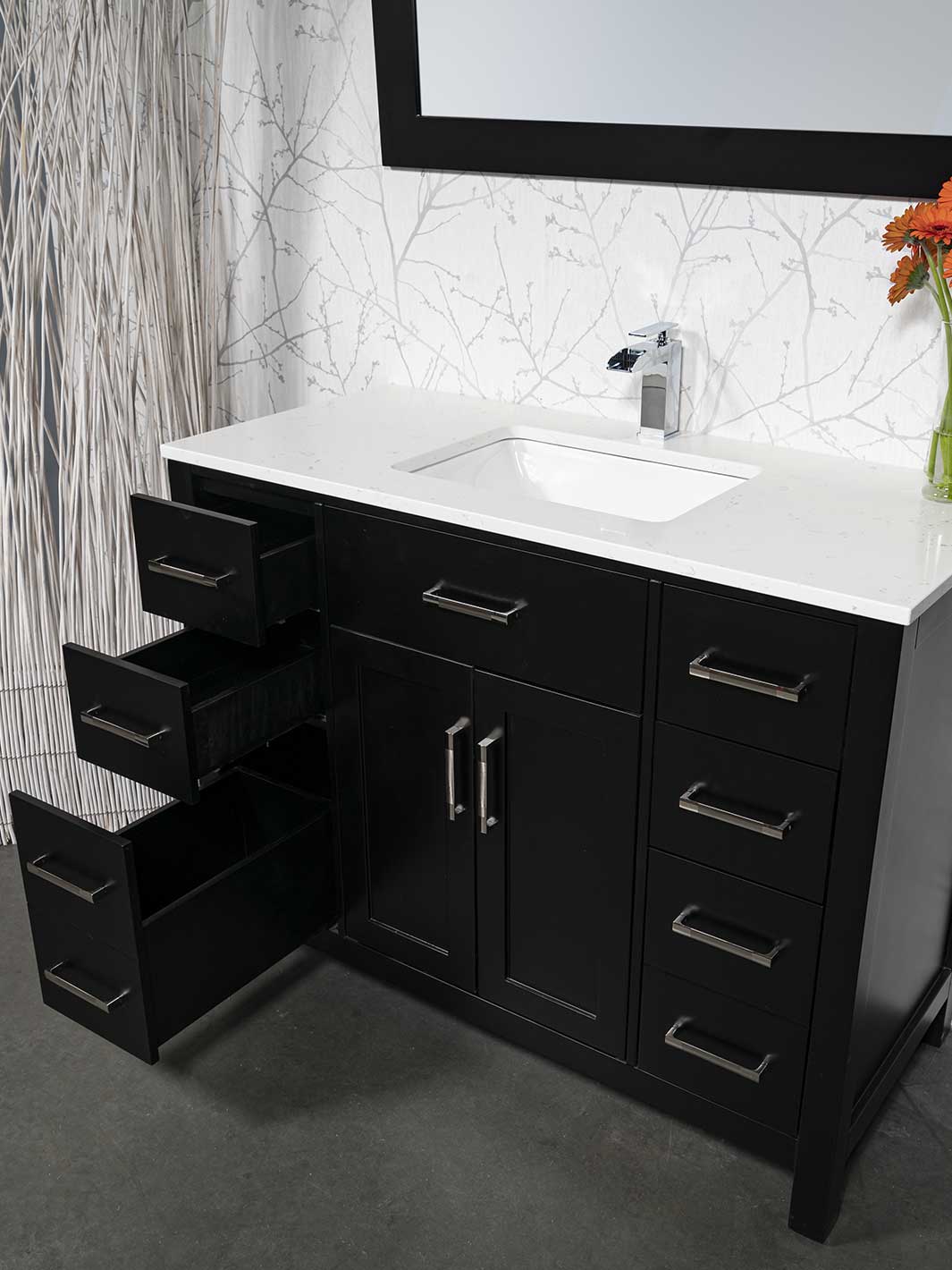 45 inch Vanity with Deep Bottom Drawers - Style 7145