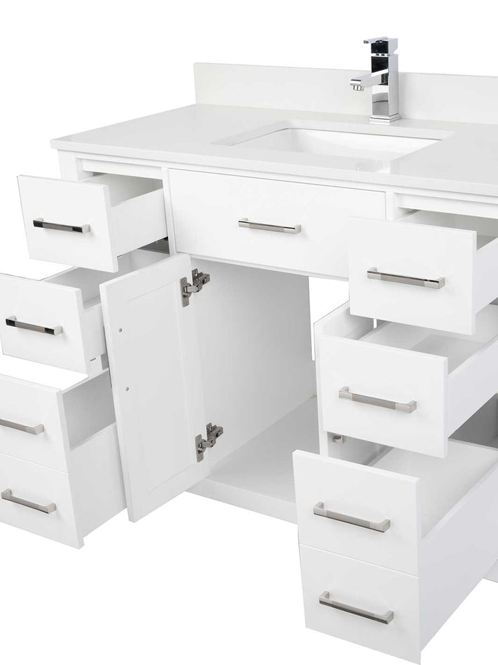 45 inch Vanity with Deep Bottom Drawers - Style 7145