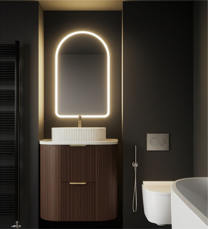 CETO ARTIS-D Wall Hung Vanity Walnut (All Sizes)