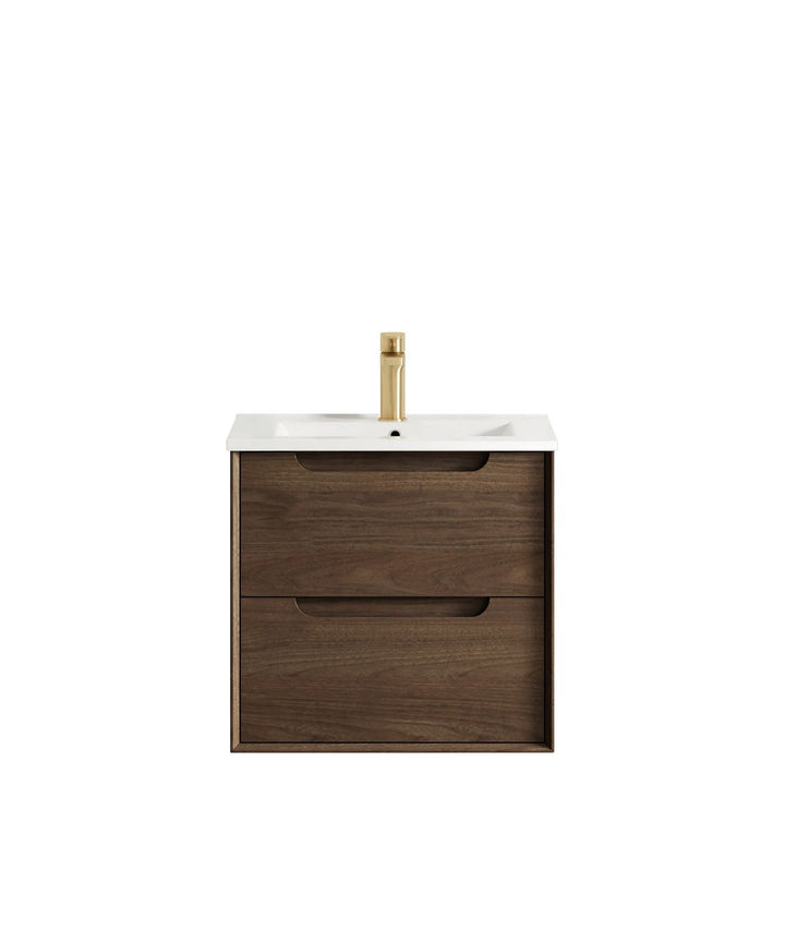 BYRON Wall Hung Vanity Sable Walnut (All Sizes)