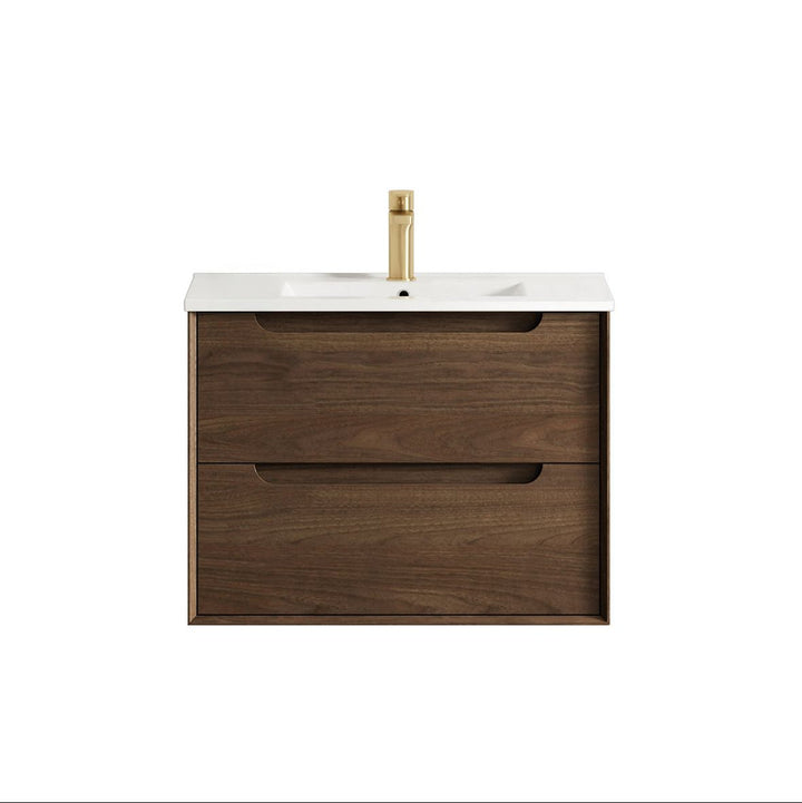 BYRON Wall Hung Vanity Sable Walnut (All Sizes)
