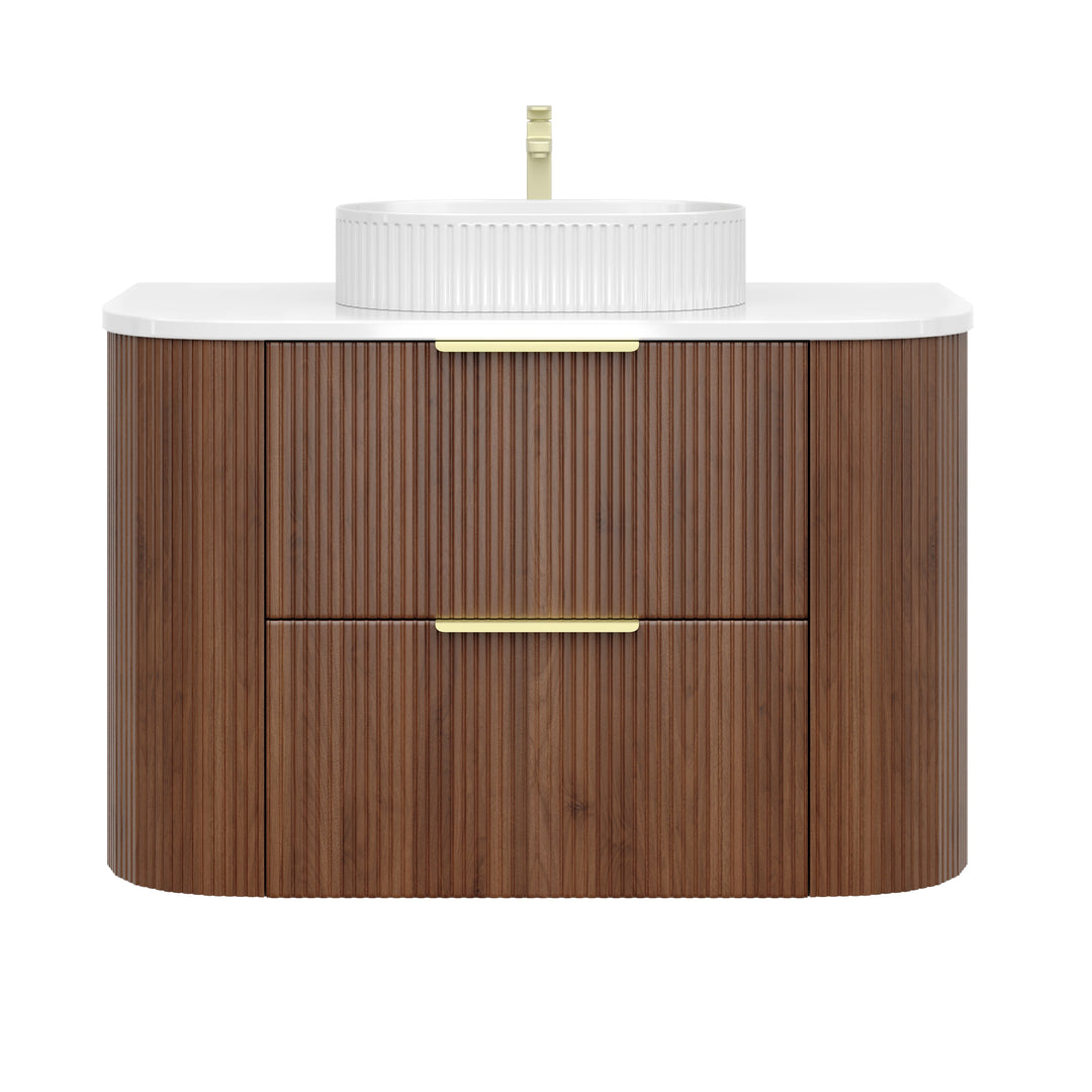 CETO ARTIS-D Wall Hung Vanity Walnut (All Sizes)