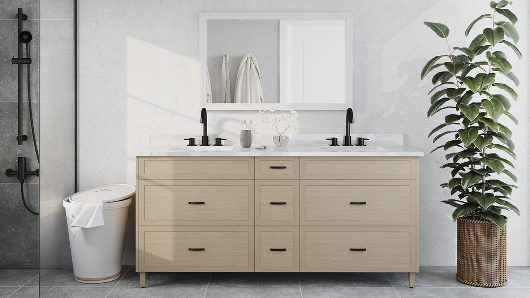 60 " Double Sink Freestanding Vanity