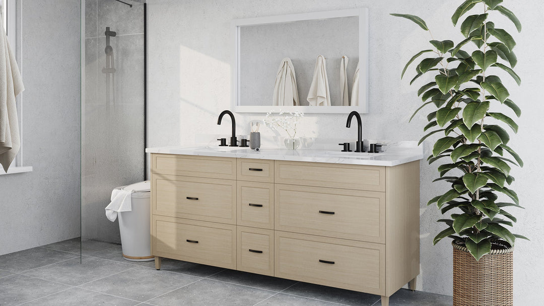 60 " Double Sink Freestanding Vanity
