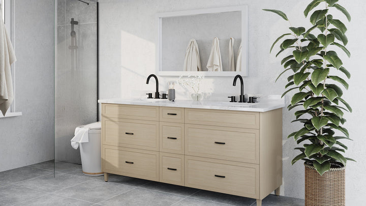 60 " Double Sink Freestanding Vanity
