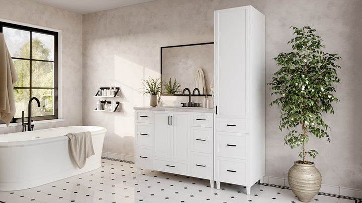 60" Single Sink Freestanding Vanity