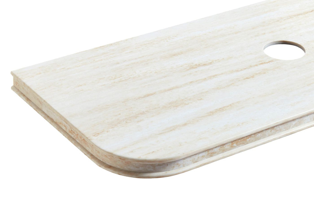 HAVANA Fluted Curved Wall Hung Vanity Woodland Oak (All Sizes)