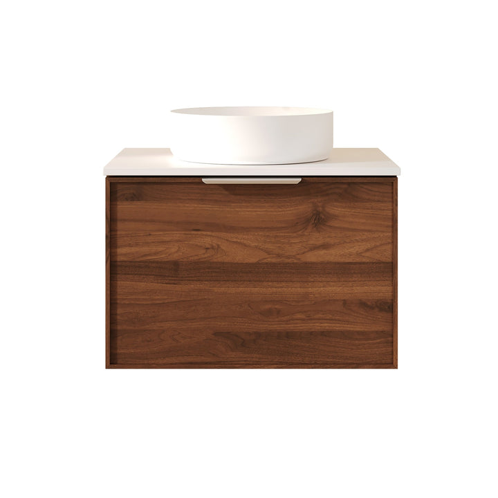 PARIS Wall Hung Vanity Walnut Woodmatt (All Sizes)