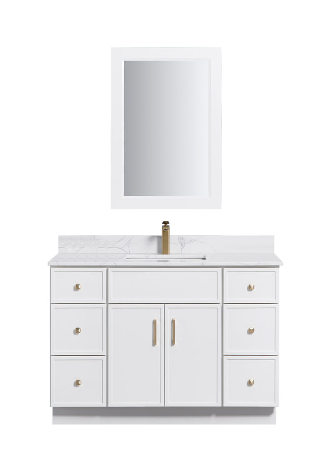 48" Solid Wood Freestanding Bathroom Vanity