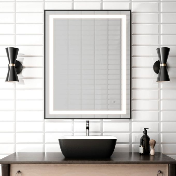 Effect Led-Illuminated Bathroom Mirror - 24”X32”