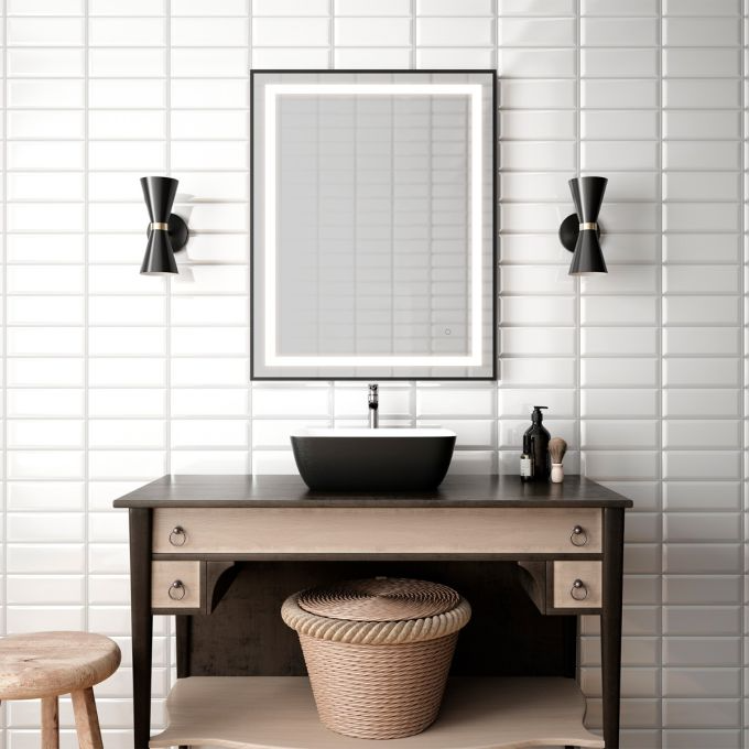 Effect Led-Illuminated Bathroom Mirror - 30”X38”