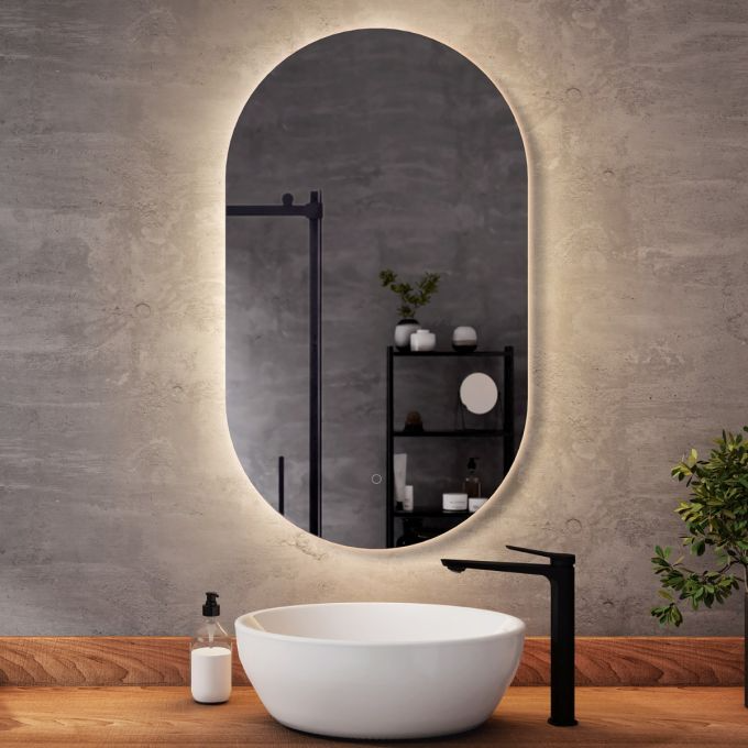 Eclipse Led-Illuminated Bathroom Mirror - 20”X32”