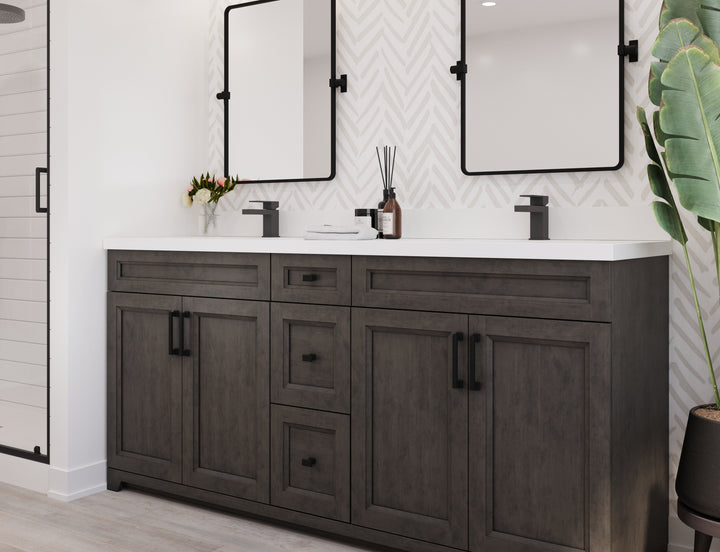 Hampton 72"D Solid-Wood Vanity